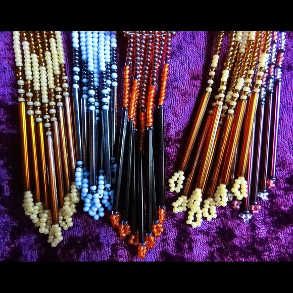 *READ DESCRIPTION* Native American Beaded Medicine Bag Necklace - Picture 5 of 5